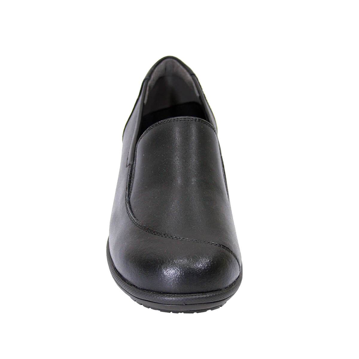 24 HOUR COMFORT Peggy Women's Wide Width Leather Slip-On Shoes