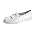 24 HOUR COMFORT Arlette Women's Wide Width Moccasin Design Leather Shoes